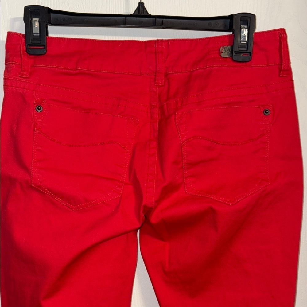 1st Kiss Red Skinny Pants - Picture 6 of 7